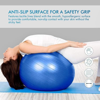 LORDEX - Gym Ball for Fitness | كرة التمارين الرياضية