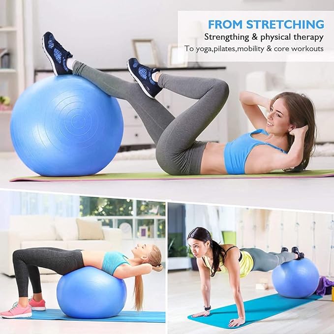 LORDEX - Gym Ball for Fitness | كرة التمارين الرياضية