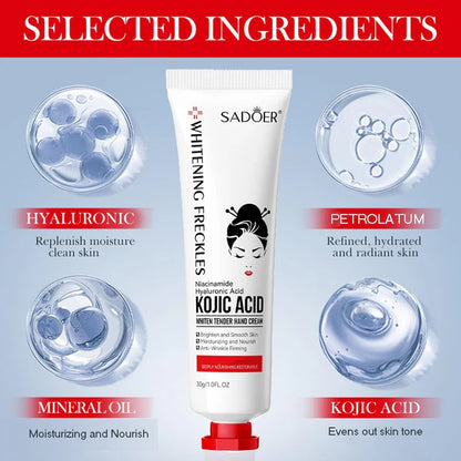 Sadoer - Kojic Acid Hand Cream | كريم اليدين Sadoer بحمض الكوجيك