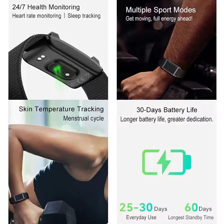 Smart Bracelet Fitness Tracker Band | سوار تتبع اللياقة الذكي