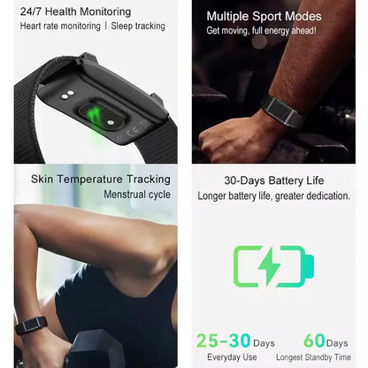 Smart Bracelet Fitness Tracker Band | سوار تتبع اللياقة الذكي